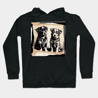 Vintage Canine Companions Hoodie